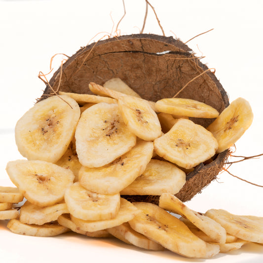 Bananenchips (gesüßt mit Honig)