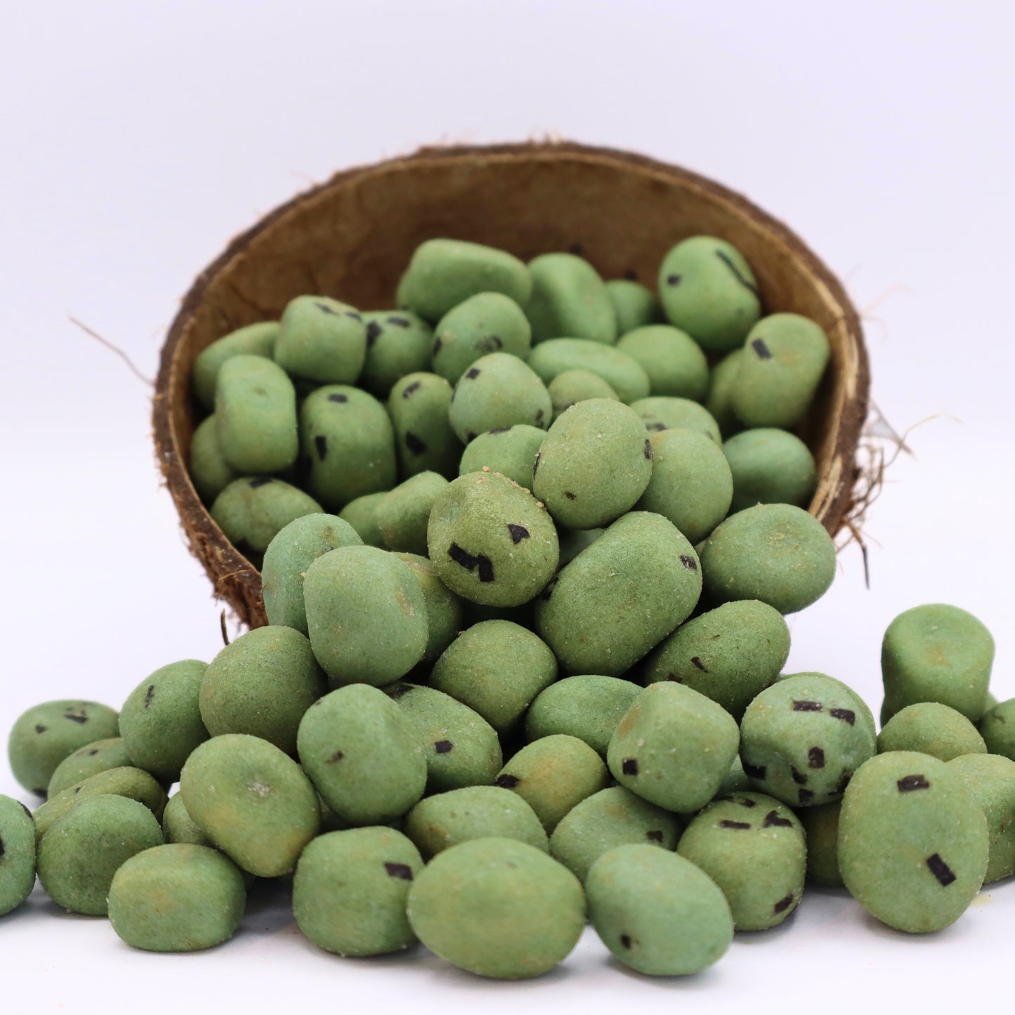 Wasabi-Erdnüsse (grün, rund)
