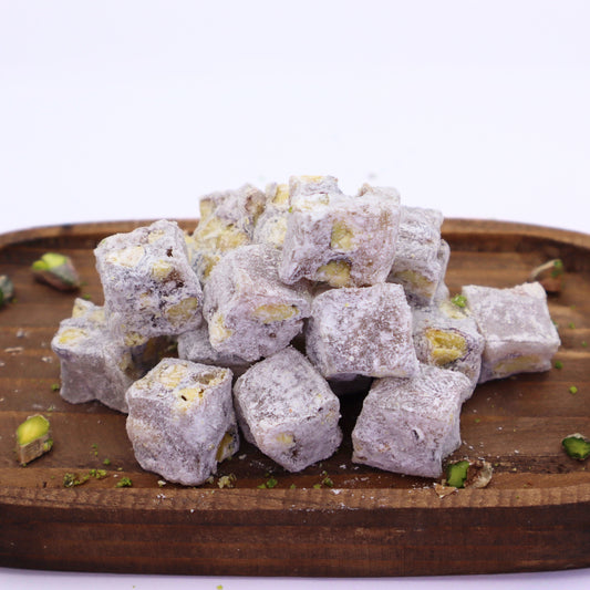 Mini-Pistazien-Lokum (doppelt geröstet)