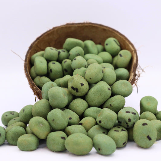 Wasabi-Erdnüsse (grün, rund)